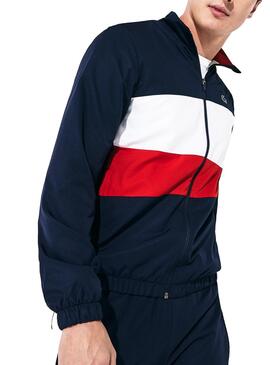 Survêtement Lacoste Sport Colorblock Marino Homme