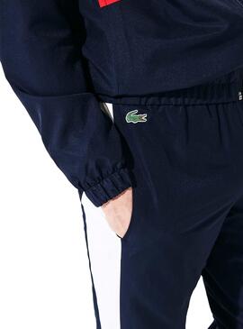 Survêtement Lacoste Sport Colorblock Marino Homme