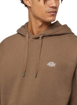 Sweat à capuche Dickies Summerdale marron pour homme