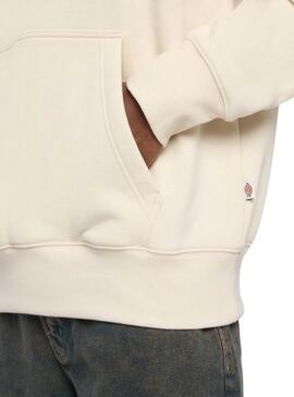 Sweat à capuche Dickies Summerdale beige pour homme