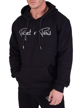 Sweat à capuche Project x Paris noir pour homme