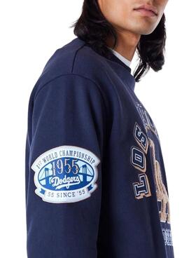 Sweat-shirt New Era LA Dodgers bleu pour homme