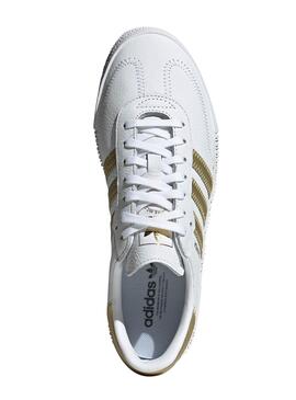 Baskets Adidas Sambarose W Blanc Gold Femme