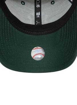 Casquette New Era NOS league verte pour femme et homme