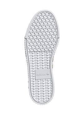 Baskets Adidas Sambarose W Blanc Gold Femme