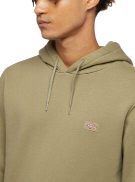 Sweatshirt Dickies Oakport verte pour homme