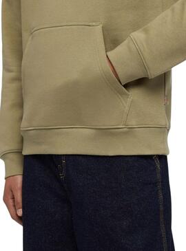 Sweatshirt Dickies Oakport verte pour homme