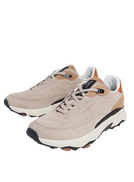 Chaussures Pepe Jeans James beige pour homme