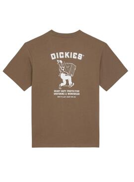 T-shirt Dickies Builder marron pour homme