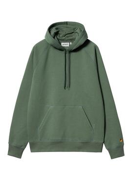 Sweat-shirt Carhartt Chase vert pour homme
