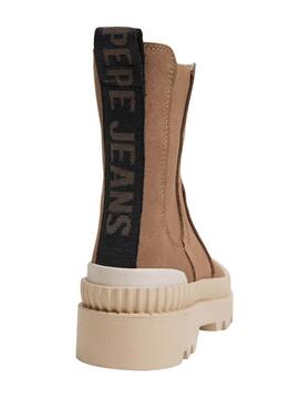 Bottes Pepe Jeans Ascot toastées pour femme