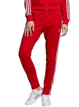 Pantalon Adidas SST Rouge Pour Femme
