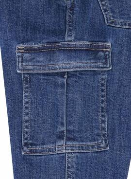 Jean Pepe Jeans Cargo bleu pour garçon