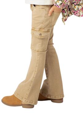 Pantalon Mayoral évasé à poches pour fille