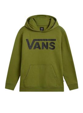 Sweat à capuche Vans Classic vert pour enfant