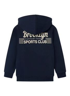 Sweatshirt Name It Larinne bleu marine pour garçon