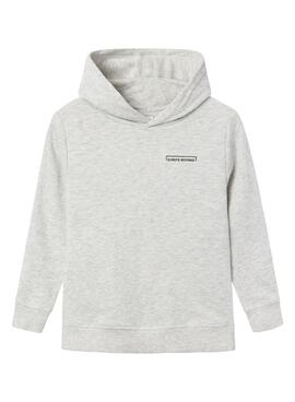Sweat-shirt Name It Rabbe gris pour garçon