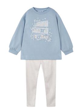 Ensemble Mayoral legging en suedine et sweat pour fille