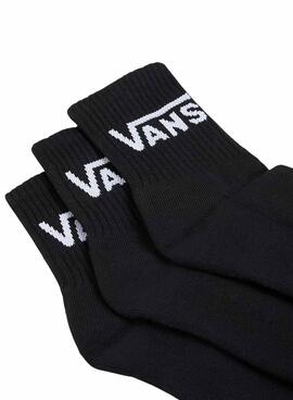 Chaussettes Vans Patched noires pour garçon et fille