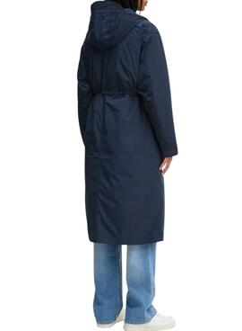 Parka Tommy Jeans 2 en 1 Technique bleue pour femme