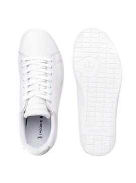 Baskets Lacoste Carnaby Evo Blanc Pour Femme