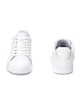 Baskets Lacoste Carnaby Evo Blanc Pour Femme