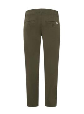  Pantalon chino Pepe Jeans Gymdigo vert pour hommes