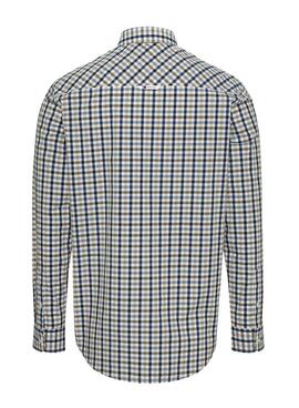 Chemise Tommy Jeans à carreaux Poplin pour homme
