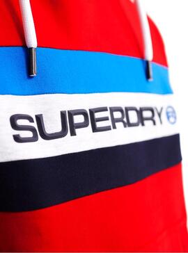 Sweat Superdry Trophy Rouge Homme
