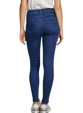 Jean Pepe Jeans super skinny indigo pour femme