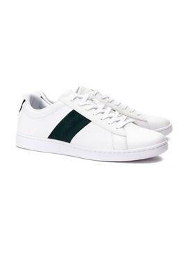 Baskets Lacoste Carnaby Evo Blanc Vert Homme