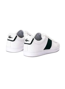 Baskets Lacoste Carnaby Evo Blanc Vert Homme