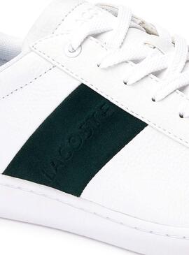 Baskets Lacoste Carnaby Evo Blanc Vert Homme