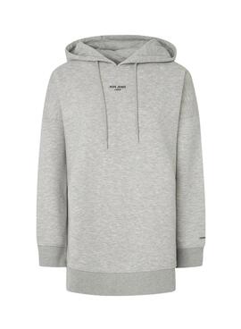 Sweatshirt Pepe Jeans Fergie gris pour femme
