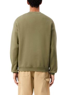 Sweat à capuche Lacoste LCST vert pour homme