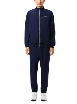 Survêtement Lacoste Monochrome bleu marine pour homme