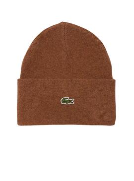 Bonnet Lacoste Basic camel pour femme et homme