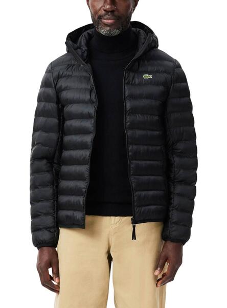 Veste noire lacoste new arrivals