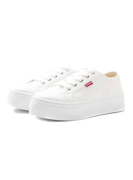 Baskets Levis Tijuana Blanc Pour Femme