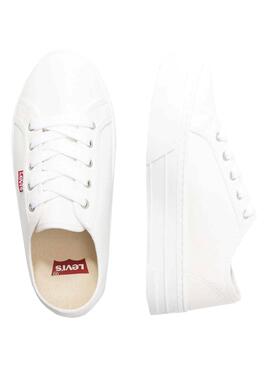Baskets Levis Tijuana Blanc Pour Femme