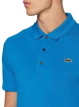 Polo Lacoste Sport L1230 Bleu B9V Homme