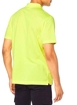 Polo Lacoste Sport L1230 Jaune Lima Pour Homme