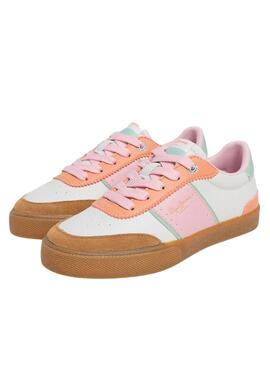 Baskets Pepe Jeans Kenton Muse Marron pour fille