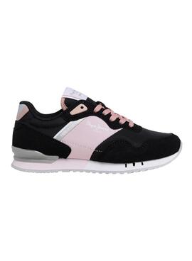 Baskets Pepe Jeans London Colors Noir pour fille