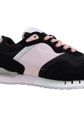 Baskets Pepe Jeans London Colors Noir pour fille