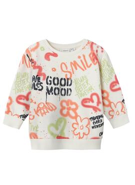 Sweat Name It Noelle Graffiti pour fille