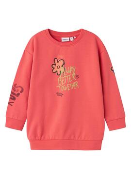 Sweat Name It Noelle Better Rose pour fille