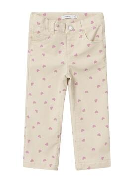 Jeans Name It Rose Été Cœur pour fille