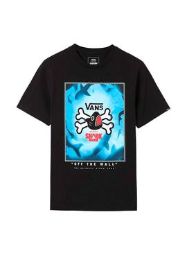 T-Shirt Vans Shark Week Noir Enfante