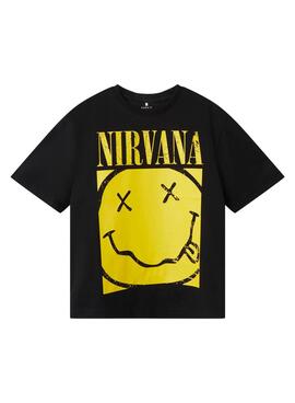 T-shirt Name It Nirvana noir
